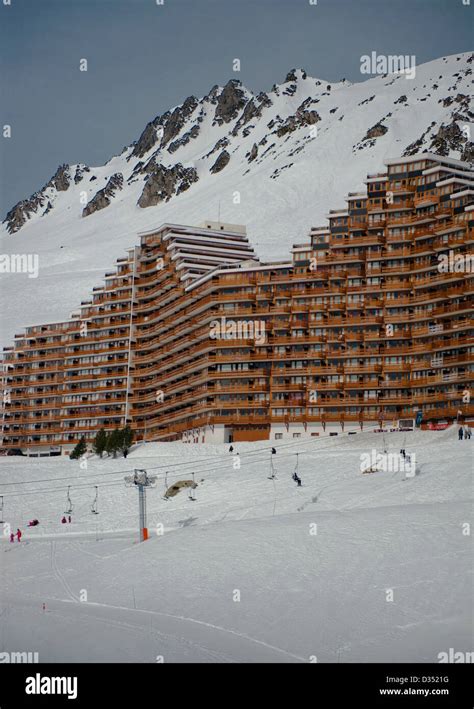 La Mongie ski resort in the Grand Tourmalet area Barèges and Pic du