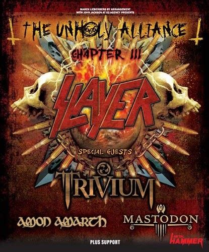 None But My Own: Slayer: Unholy Alliance European Tour Kick-Off