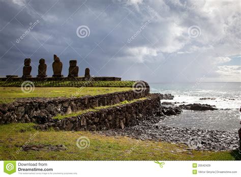 Easter Island statue stock image. Image of mystery, idol - 20542429