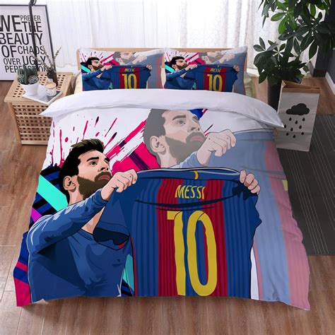 Cm Juego De Funda N Rdica Juvenil Lionel Messi Juego De Cama De