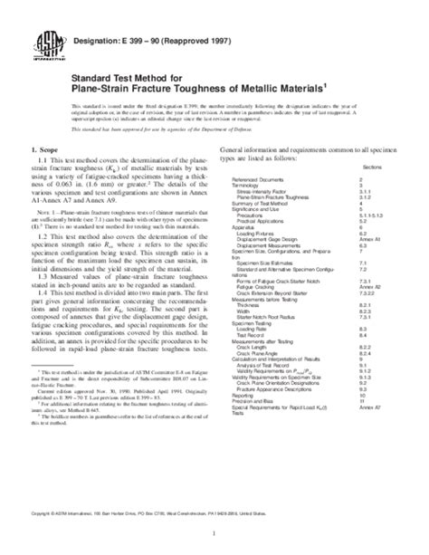 (PDF) Standard Test Method for Plane-Strain Fracture Toughness of ...