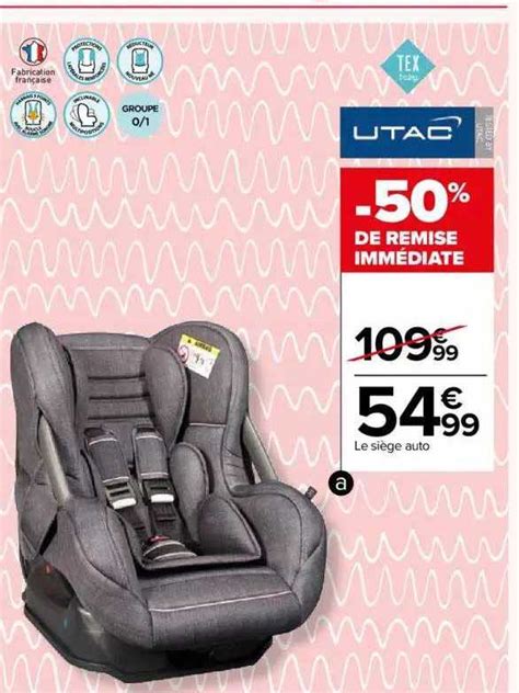 Promo Si Ge Auto Tex Baby Chez Carrefour Icatalogue Fr