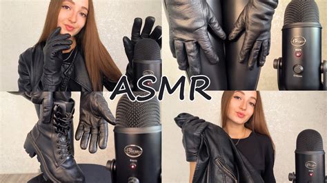 ASMR ALL LEATHER TRIGGERS Relax Leather Gloves SOUNDS YouTube