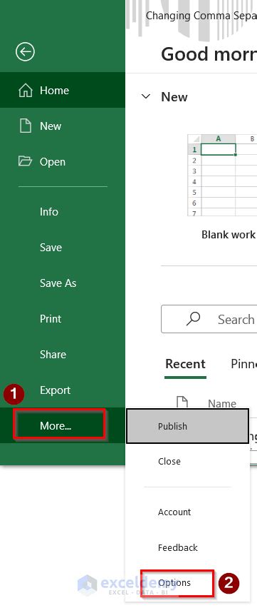 How To Change The Comma Separator In Excel 7 Easy Methods