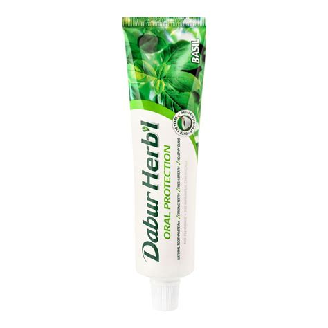 Buy Dabur Herbal Basil Oral Protection Toothpaste 150g Online At Best