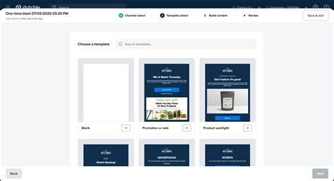 Organize Dutchie POS marketing campaigns with templates, tags, and
