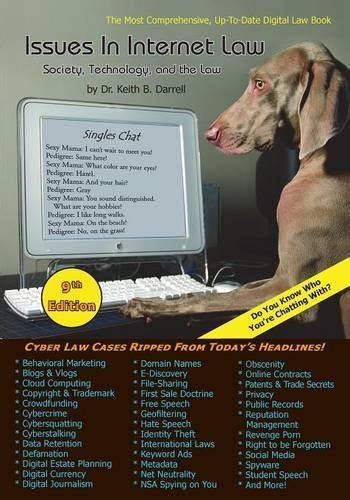 Issues In Internet Law Society Technology And The Law 9th Edition