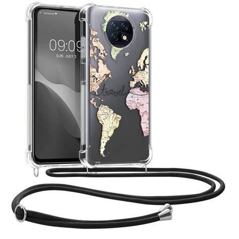 Kwmobile Handyhülle Hülle Kompatibel Mit Xiaomi Redmi Note 9t Silikon Handyhülle Mit Kette