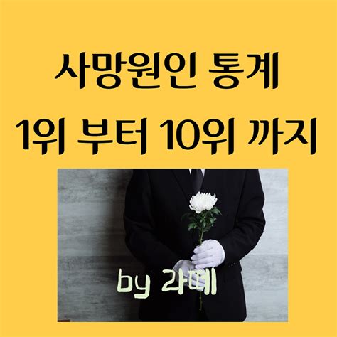 2021년 사망원인 통계 1위부터 10위까지 1위 암 2위 심장질환 3위 폐렴