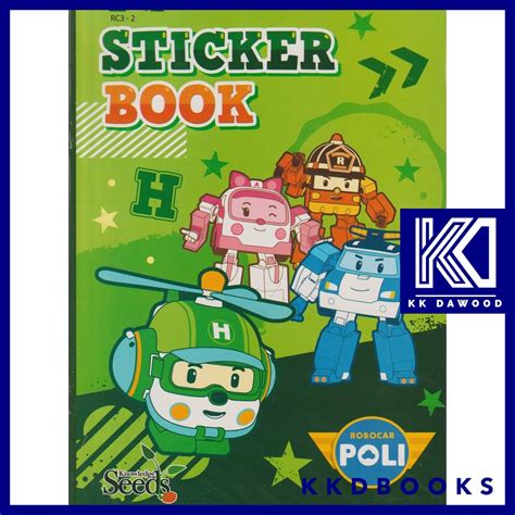 Robocar Sticker Book Book 2 Lazada