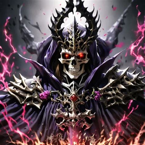 Overlord Anime Ainz Ooal Gown Wears Daedric Armor An