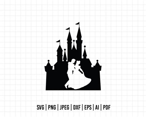 COD343- Castle svg, disney castle svg, disney svg, home svg, disney li ...