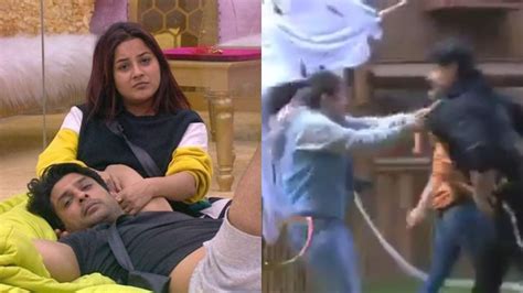 Bigg Boss Promo Shehnaaz Gill Grabs Sidharth Shukla S Collar During