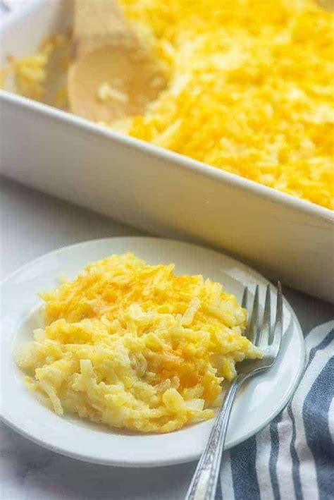 The Best Cheesy Hashbrown Casserole A Holiday Favorite Recipe