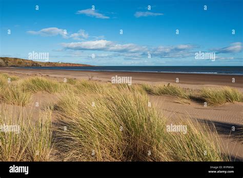 St Cyrus beach, Aberdeenshire, Scotland Stock Photo - Alamy