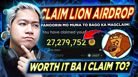 WORTH IT BA I CLAIM LION AIRDROP Update How To Claim Full Guide