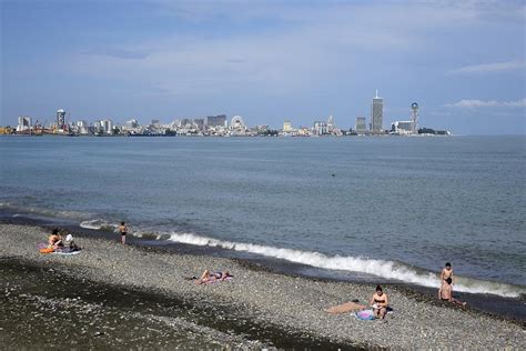 Black Sea Beach Batumi Pictures Georgia In Global Geography