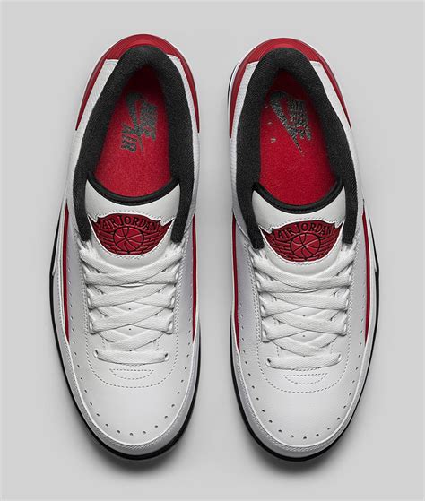 Air Jordan 2 Retro Low - White / Varsity Red-Black - Air 23 - Air Jordan Release Dates ...