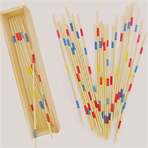 Wooden Stick Game Baby Educational toys MIKADO SPIEL Mikado game stick ...