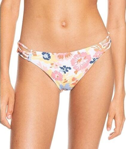 Roxy MULTI Juniors Beach Classics Hipster Bikini Swim Bottom US Large