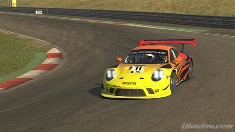 Sunrise Fire Livery Porsche 911 Gt3 R By Gino Kelleners Trading Paints