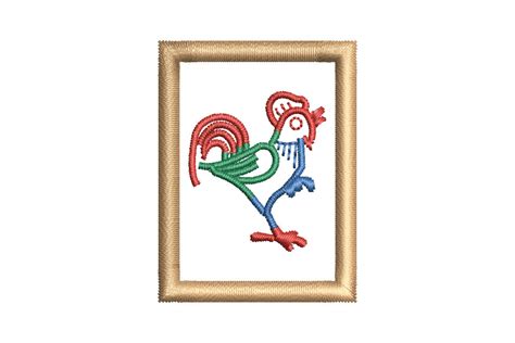 Mahjong Animal Tile Rooster · Creative Fabrica