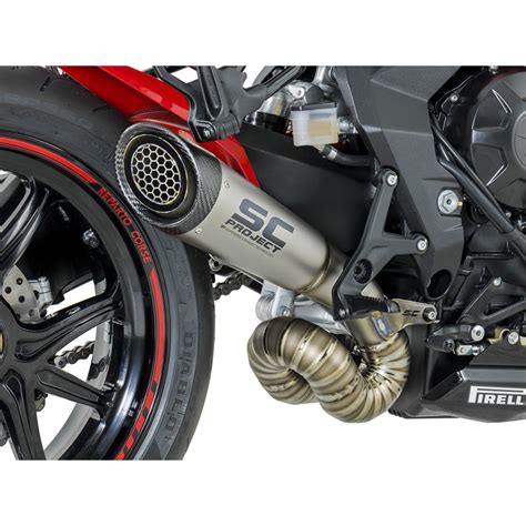 Sc Project M08 Lt41tr S1 Slip On Exhaust Titanium For Mv Agusta Models Accessories International