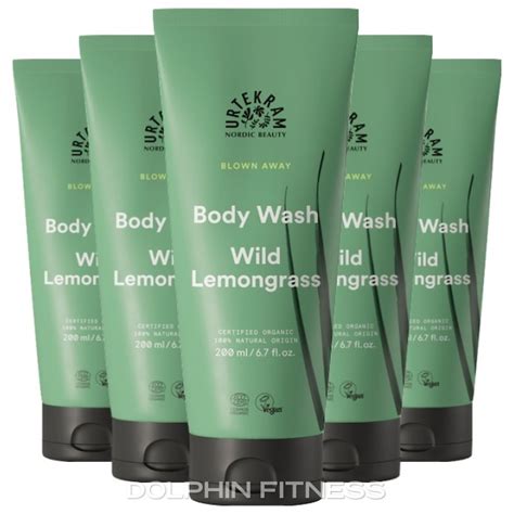 Urtekram Wild Lemongrass Body Wash 6 X 200 Ml