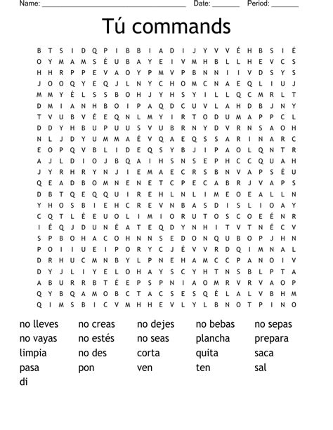 Mandatos Crossword WordMint