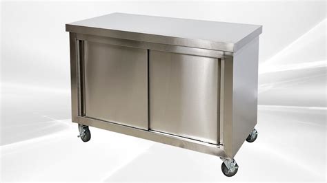 48in Commercial Stainless Steel Work Prep Table Cabinet Sscw48