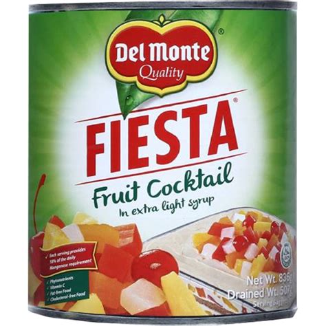 Del Monte Fiesta Fruit Cocktail In Syrup 836g Filstop