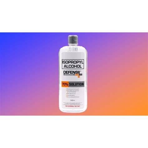 Defensil Antibacterial Isopropyl Alcohol Solution Ml Shopee