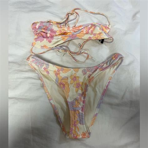 Triangl Greta Sherbet Floral Bikini Size Small Gem