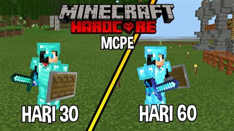 Aku Bertahan Hidup 60 Hari Di Minecraft Hardcore MCPE Indonesia