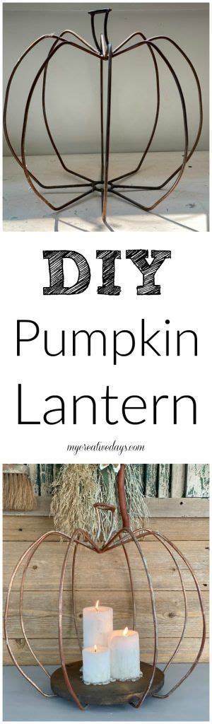 DIY Pumpkin Lantern | Diy pumpkin, Diy decor crafts, Fall decorations porch