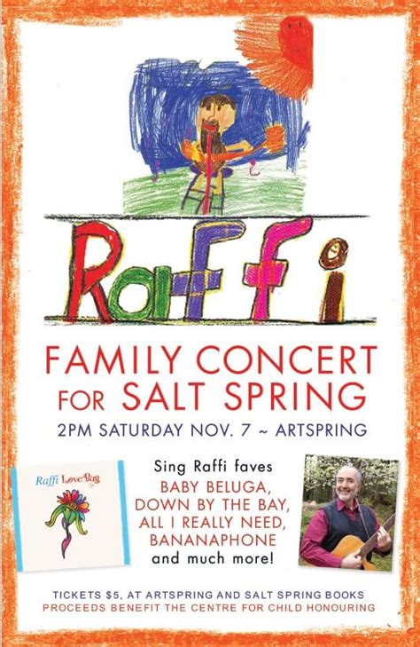 RAFFI FAMILY CONCERT – SOLD OUT - ArtSpring