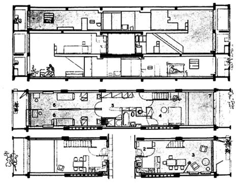 Le Corbusier Unit Dhabitation Plan Le Corbusier Unite D