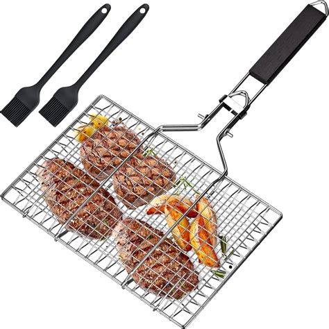 Panier Griller Panier De Barbecue En Acier Inoxydable Panier Grille