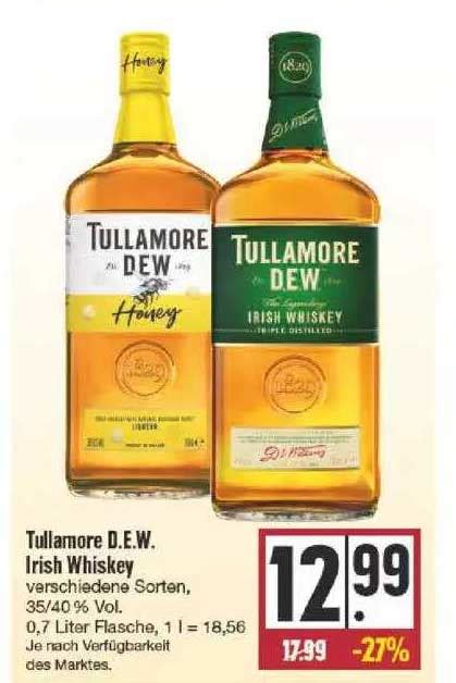 Tullamore D.e.w. Irish Whiskey Angebot bei EDEKA - 1Prospekte.de