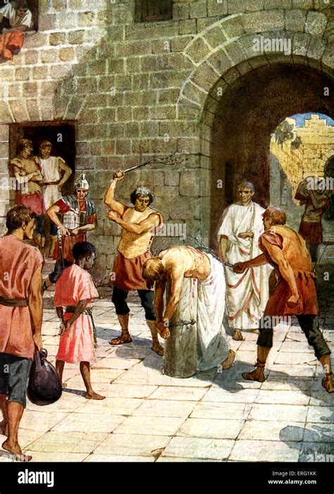 Pilate Orders Jesus To Be Scourged And Barabbas To Be Released From