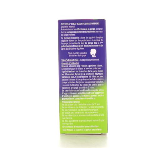 UPSA Phytovex spray buccal mal de gorge Actifs d origine végétale