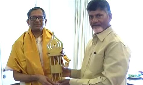 Former AP CM Chandrababu Meets CJI NV Ramana