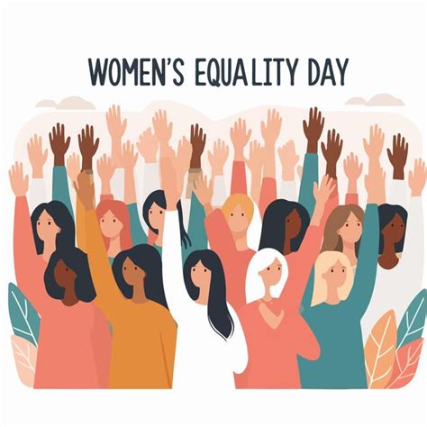 Premium Vector Womens Equality Day Flat Vector Illustration