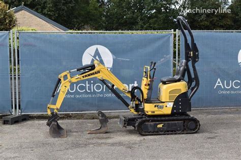 Buy Yanmar SV08 1A Mini Excavator By Auction Belgium Antwerp UQ36414