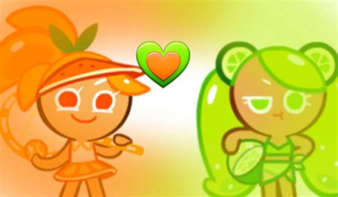 Orange Cookie X Lime Cookie By 2cherrysakura2 On Deviantart