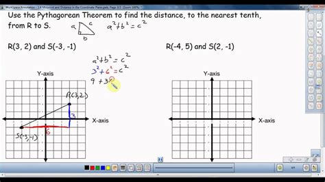 Pythagorean Theorem And Distance