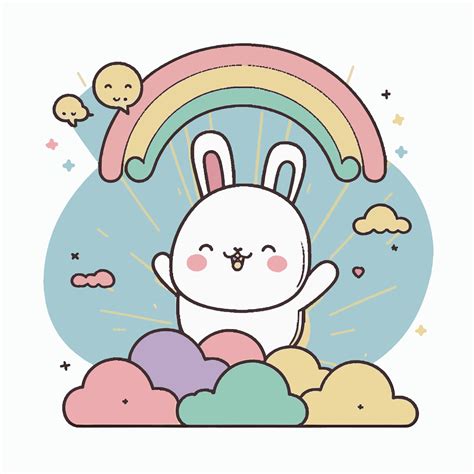 Cute Bunny illustration 22213704 Vector Art at Vecteezy