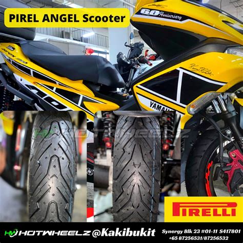 PIRELLI ANGEL SCOOTER TYRES YAMAHA AEROX XMAX NMAX ADV150 Motorcycles