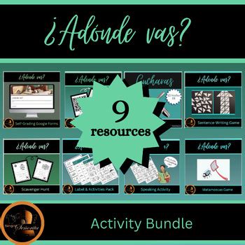 Adónde vas Places Bundle by SinginSenorita TpT