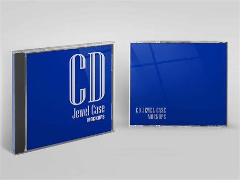 Free CD Jewel Case Mockup (PSD)